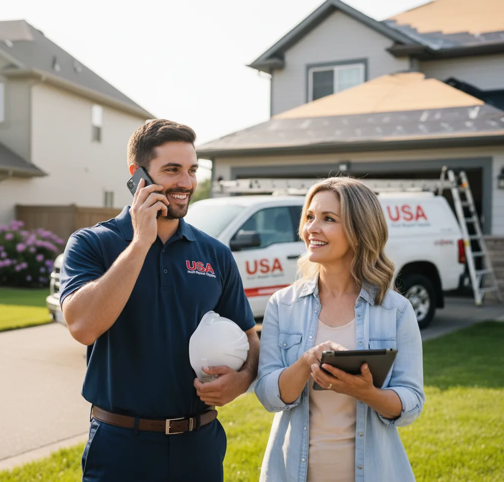 USA Roof Repair Experts customer support in Lacey